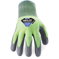 Helix&reg; 2057 Abrasion- & Cut-Resistant Gloves, Size 6/X-Small, 13 Gauge, Polyurethane Coated, HPPE Shell, ASTM ANSI Level A4/EN 388 Level C Haskins Industrial Inc.