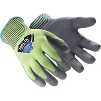 Helix&reg; 2057 Abrasion- & Cut-Resistant Gloves, Size 6/X-Small, 13 Gauge, Polyurethane Coated, HPPE Shell, ASTM ANSI Level A4/EN 388 Level C Haskins Industrial Inc.