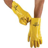 Gants &agrave; fini rugueux et r&eacute;sistants aux produits chimiques, Taille 9, 12" lo, PVC, Doublure en Interlock, 47-mil Haskins Industrial Inc.