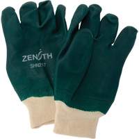 Gants verts &agrave; double enduit, 10" lo, PVC, Doublure en Jersey de coton, 70 mils Haskins Industrial Inc.