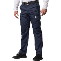 Big Flex Cargo Pants, Poly-Cotton/Spandex, Navy Blue, Size 46, 30 Inseam Haskins Industrial Inc.