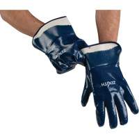 Gants &agrave; poignet de s&eacute;curit&eacute; de poids lourd, 10/T-Grand, R&ecirc;vetement Nitrile, Enveloppe en Coton Haskins Industrial Inc.
