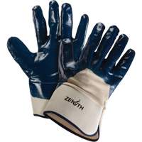 Gants &agrave; poignet de s&eacute;curit&eacute; de poids lourd, 11/2T-Grand, R&ecirc;vetement Nitrile, Enveloppe en Coton Haskins Industrial Inc.
