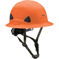 Casque Fibre Metal de style escalade avec bordure compl&egrave;te, R&eacute;pond aux normes CSA type 2, Suspension Rochet, Non ventil&eacute; Haskins Industrial Inc.