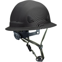 Casque Fibre Metal de style escalade avec bordure compl&egrave;te, R&eacute;pond aux normes CSA type 2, Suspension Rochet, Non ventil&eacute; Haskins Industrial Inc.