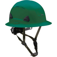 Casque Fibre Metal de style escalade avec bordure compl&egrave;te, R&eacute;pond aux normes CSA type 2, Suspension Rochet, Ventil&eacute; Haskins Industrial Inc.