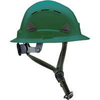 Casque Fibre Metal de style escalade avec bordure compl&egrave;te, R&eacute;pond aux normes CSA type 2, Suspension Rochet, Ventil&eacute; Haskins Industrial Inc.