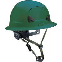 Casque Fibre Metal de style escalade avec bordure compl&egrave;te, R&eacute;pond aux normes CSA type 2, Suspension Rochet, Ventil&eacute; Haskins Industrial Inc.