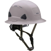 Casque Fibre Metal de style escalade avec bordure compl&egrave;te, R&eacute;pond aux normes CSA type 2, Suspension Rochet, Ventil&eacute; Haskins Industrial Inc.