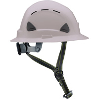 Casque Fibre Metal de style escalade avec bordure compl&egrave;te, R&eacute;pond aux normes CSA type 2, Suspension Rochet, Ventil&eacute; Haskins Industrial Inc.