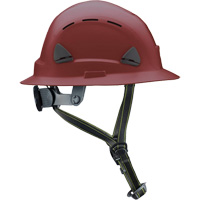Casque Fibre Metal de style escalade avec bordure compl&egrave;te, R&eacute;pond aux normes CSA type 2, Suspension Rochet, Ventil&eacute; Haskins Industrial Inc.