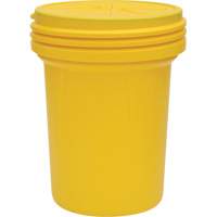 Lab Pack Plastic Barrel Drum with Screw-On Lid, 30 US gal., Mobile/Stationary Haskins Industrial Inc.