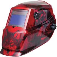 Auto Darkening Welding Helmet, 3.78" L x 2.05" W View Area, 9 - 13 Shade Range Haskins Industrial Inc.