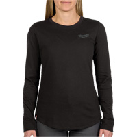 FREEFLEX Long-Sleeve Hybrid T-Shirt, Women's, X-Small, Black Haskins Industrial Inc.