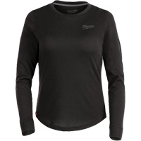 FREEFLEX Long-Sleeve Hybrid T-Shirt, Women's, X-Small, Black Haskins Industrial Inc.