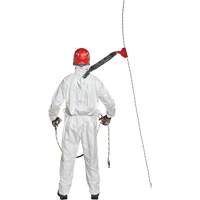 Harness-Compatible Disposable Coverall, Small, White, Tyvek&reg; 500 Haskins Industrial Inc.