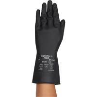 Gants r&eacute;sistants aux produits chimiques AlphaTec 87-118, Taille Petit/7, 12,6" lo, Latex de caoutchouc, Doublure en Coton, 31-mil Haskins Industrial Inc.