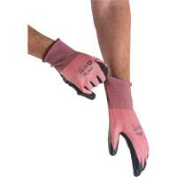 Gants &eacute;cologiques, l&eacute;gers, et r&eacute;sistants &agrave; la coupe, &agrave; haute dext&eacute;rit&eacute;, Taille 8, Calibre 18, Rev&ecirc;tement Mousse de nitrile, Enveloppe en Acier inoxydable/PEHP/rPET, ASTM ANSI niveau A4 Haskins Industrial Inc.