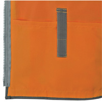 Pioneer Mesh Back Zip Front Surveyor Safety Vest, High Visibility Orange, Small, Polyester Haskins Industrial Inc.