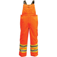 6450PO Freezer 300D Trilobal Overalls, Polyester, Small, High Visibility Orange Haskins Industrial Inc.