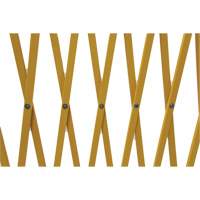 Expandable Barrier, 84" H x 20' L, Yellow Haskins Industrial Inc.