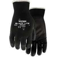 391 Stealth Black Lite Gloves, X-Small, Polyurethane Coating, Polyester Shell Haskins Industrial Inc.