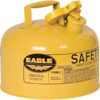 Safety Can for Diesel, Type I, Galvanized Steel, 2.5 US gal., Yellow, FM Approved/UL/ULC Listed Haskins Industrial Inc.