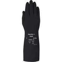 Gants d,usage moyen r&eacute;sistants aux produits chimiques AlphaTec 38001PP, Taille 7, 14" lo, Caoutchouc butyle, 14 mils Haskins Industrial Inc.