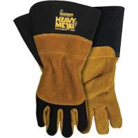 Black Velvet Mig/Stick Welding Gloves, Grain Elkhide, Size Small Haskins Industrial Inc.