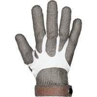 MMG Food Safe Metal Chainmail Gloves, Size 2X-Small, Stainless Steel Shell, ASTM ANSI Level A9 Haskins Industrial Inc.