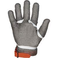 MMG Food Safe Metal Chainmail Gloves, Size 2X-Small, Stainless Steel Shell, ASTM ANSI Level A9 Haskins Industrial Inc.