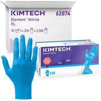 Kimtech Element Exam Gloves, X-Small, Nitrile, 3.2-mil, Powder-Free, Blue, Class 2 Haskins Industrial Inc.