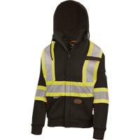Heavyweight Safety Hoodie, Women's, X-Small, Black Haskins Industrial Inc.