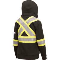 Heavyweight Safety Hoodie, Women's, X-Small, Black Haskins Industrial Inc.