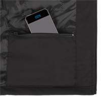 Heated Soft-Shell Jacket, Men's, Small, Black Haskins Industrial Inc.