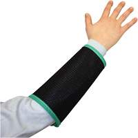 Kut Gard&reg; 2-Ply Cane Mesh Sleeve, Nylon, 9", ASTM ANSI Level A4, Black Haskins Industrial Inc.
