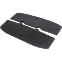 Embouts d'extr&eacute;mit&eacute;s pour bosse de d&eacute;c&eacute;l&eacute;ration, Caoutchouc, 2' lo x 16" la x 1-1/4" h Haskins Industrial Inc.