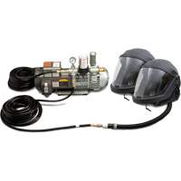 2-Worker DEFENDER Supplied Air Shield & Helmet System Haskins Industrial Inc.