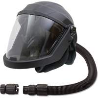 DEFENDER Supplied Air Respirator Shield & Helmet with No Flow Valve, Universal, Facepiece Haskins Industrial Inc.