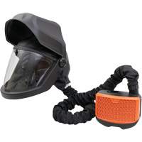 Visi&egrave;re rabattable PEAKAIR DEFENDER & ensemble de souffleur X90VX, Respirateur &agrave; masque/Masque de soudage, Pile Lithium-ion Haskins Industrial Inc.