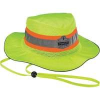 GloWear 8935 Ranger Sun Hat, Small/Medium, High Visibility Lime-Yellow, Polyester Haskins Industrial Inc.