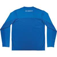 Chemise de refroidissement &agrave; manches longues avec protection solaire et UV Chill-Its 6689, Bleu, Petit Haskins Industrial Inc.