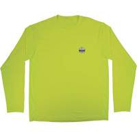 Chemise de refroidissement &agrave; manches longues avec protection solaire et UV Chill-Its 6689, Jaune lime haute visibilit&eacute;, Petit Haskins Industrial Inc.