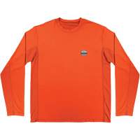 Chemise de refroidissement &agrave; manches longues avec protection solaire et UV Chill-Its 6689, Orange, Petit Haskins Industrial Inc.