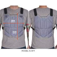 Veste de refroidissement de changement de phase Chill-Its6210, Taille unique, Bleu Haskins Industrial Inc.