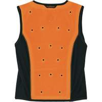 Chill-Its 6685 Dry Evaporative Cooling Vest with Zipper Closure, Medium, Orange Haskins Industrial Inc.