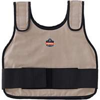 Chill-Its 6230 Standard Phase Change Cooling Vest with Rechargeable Packs, Small/Medium, Khaki Haskins Industrial Inc.