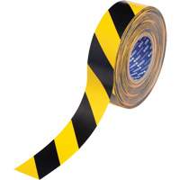 ToughStripe&reg; Max Floor Marking Tape, 2" x 100', Polyester, Black and Yellow Haskins Industrial Inc.