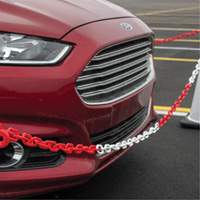 Bicolour Plastic Barrier Chain, Green/White Haskins Industrial Inc.