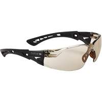 Rush+ BSSI Safety Glasses, Brown/Copper Lens, Anti-Fog/Anti-Scratch, ANSI Z87+ Haskins Industrial Inc.